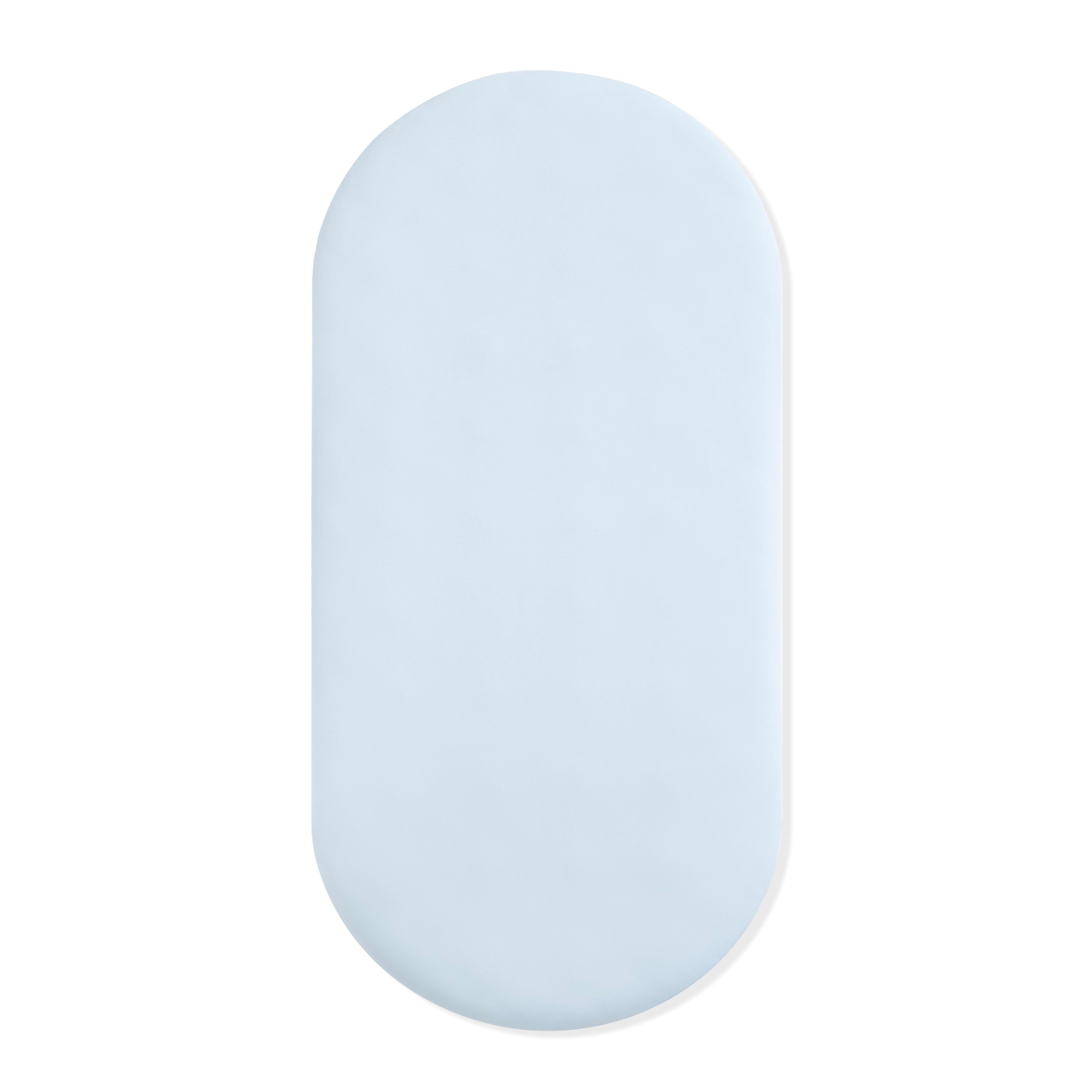 Oval Bassinet Sheet in Breeze