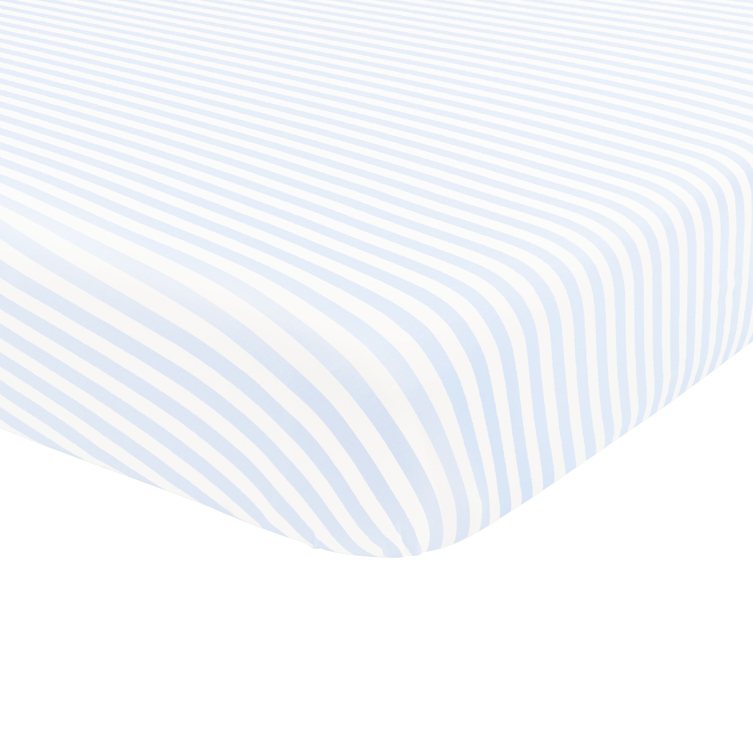 Mini Crib Sheet in Small Mist Stripe