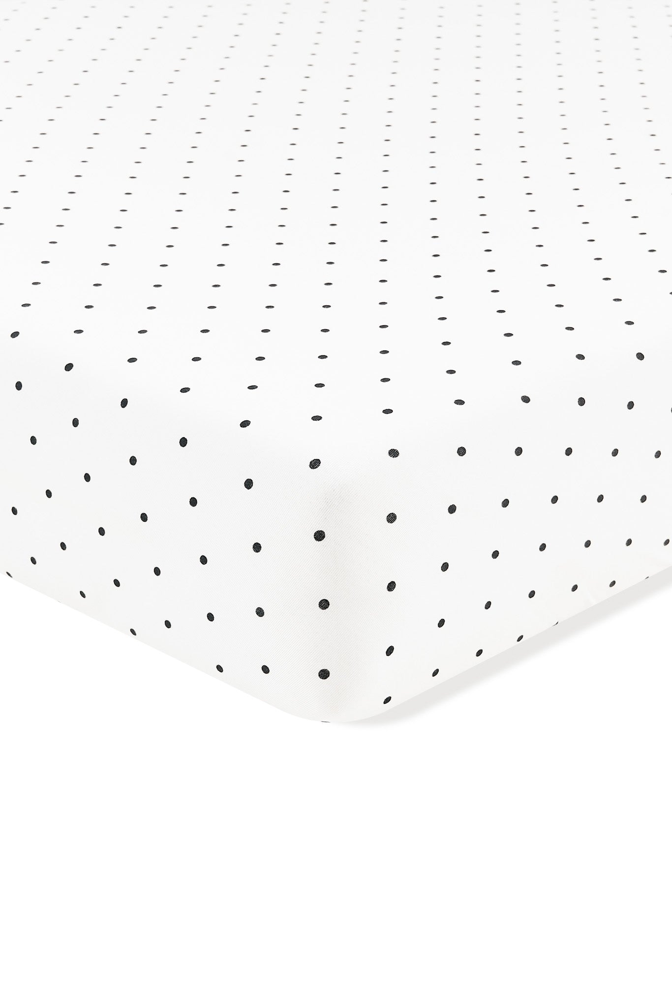 Crib Sheet in Midnight Polka Dot