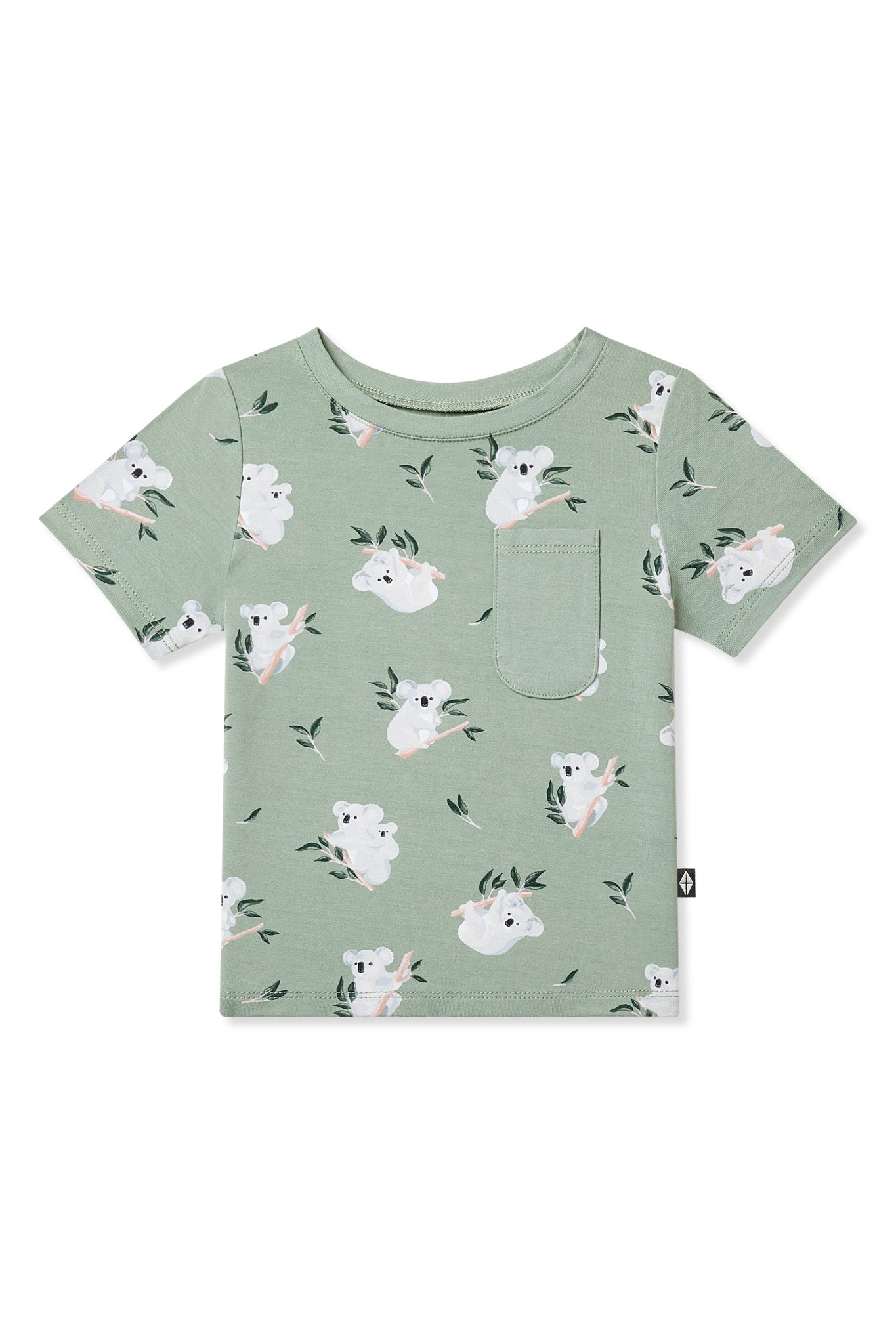 Toddler Crew Neck Tee in Koala