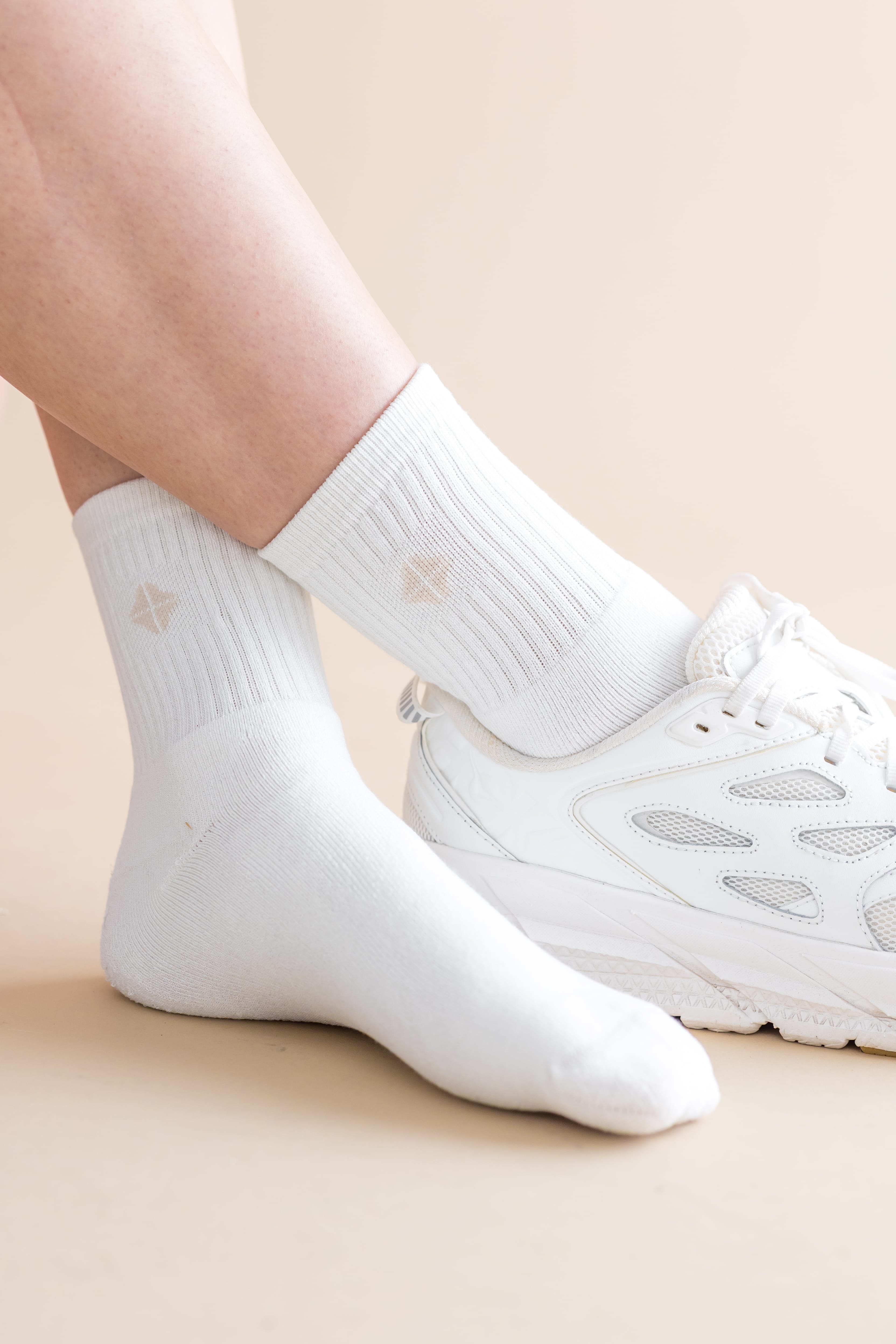 Adult Crew Socks in Cloud