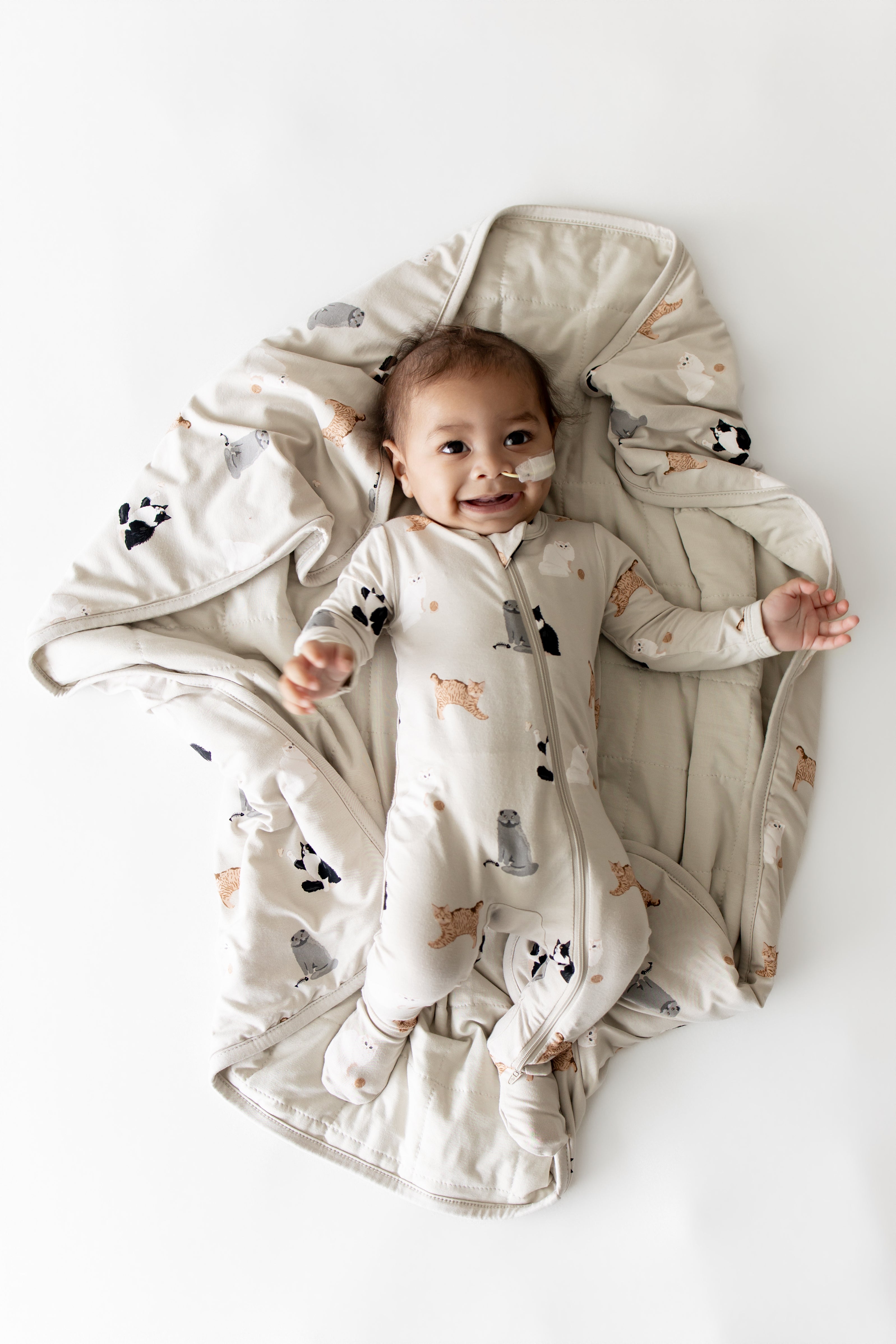 Baby Blanket in Fluffy Cat