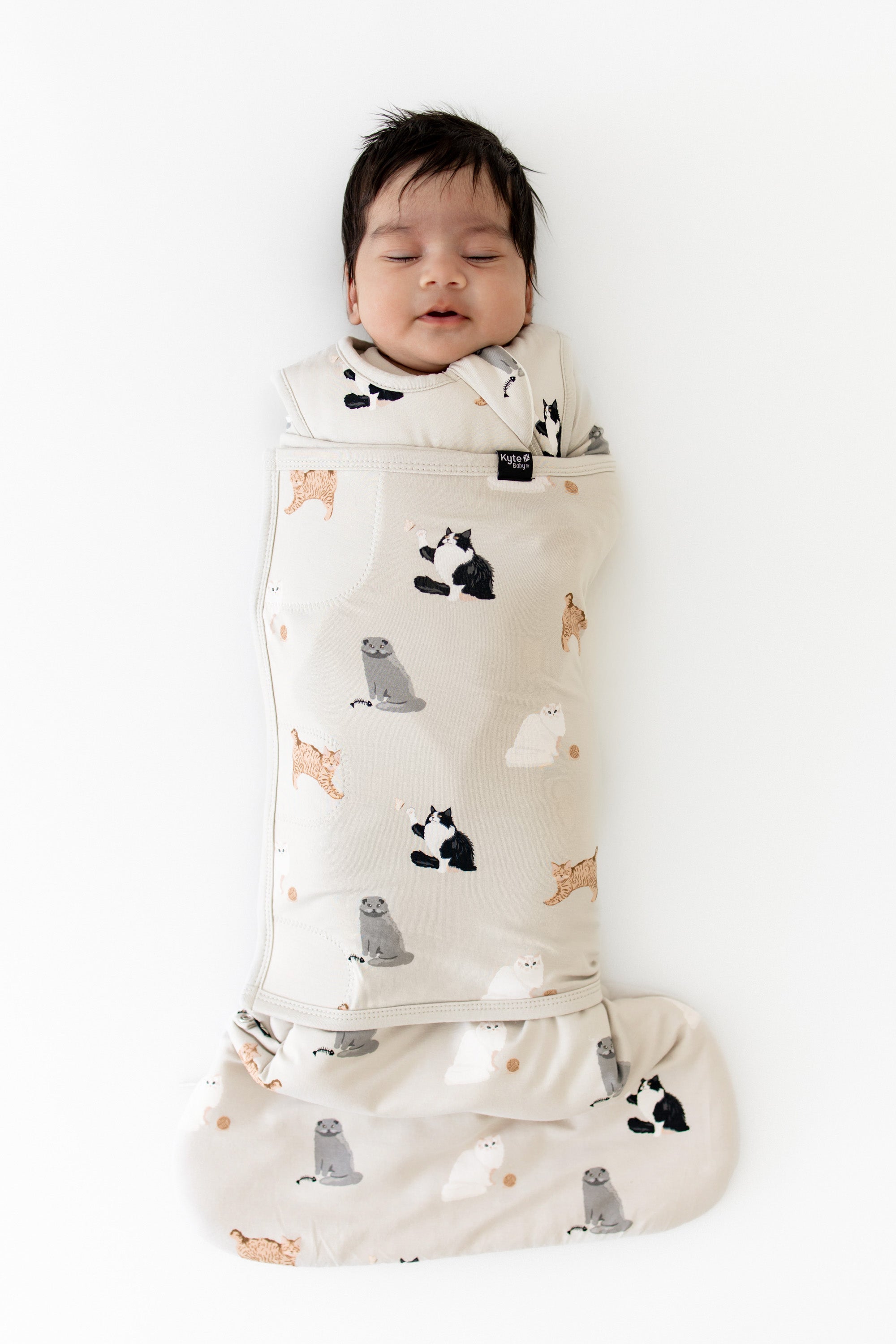 Sleep Bag Swaddler in Fluffy Cat 1.0
