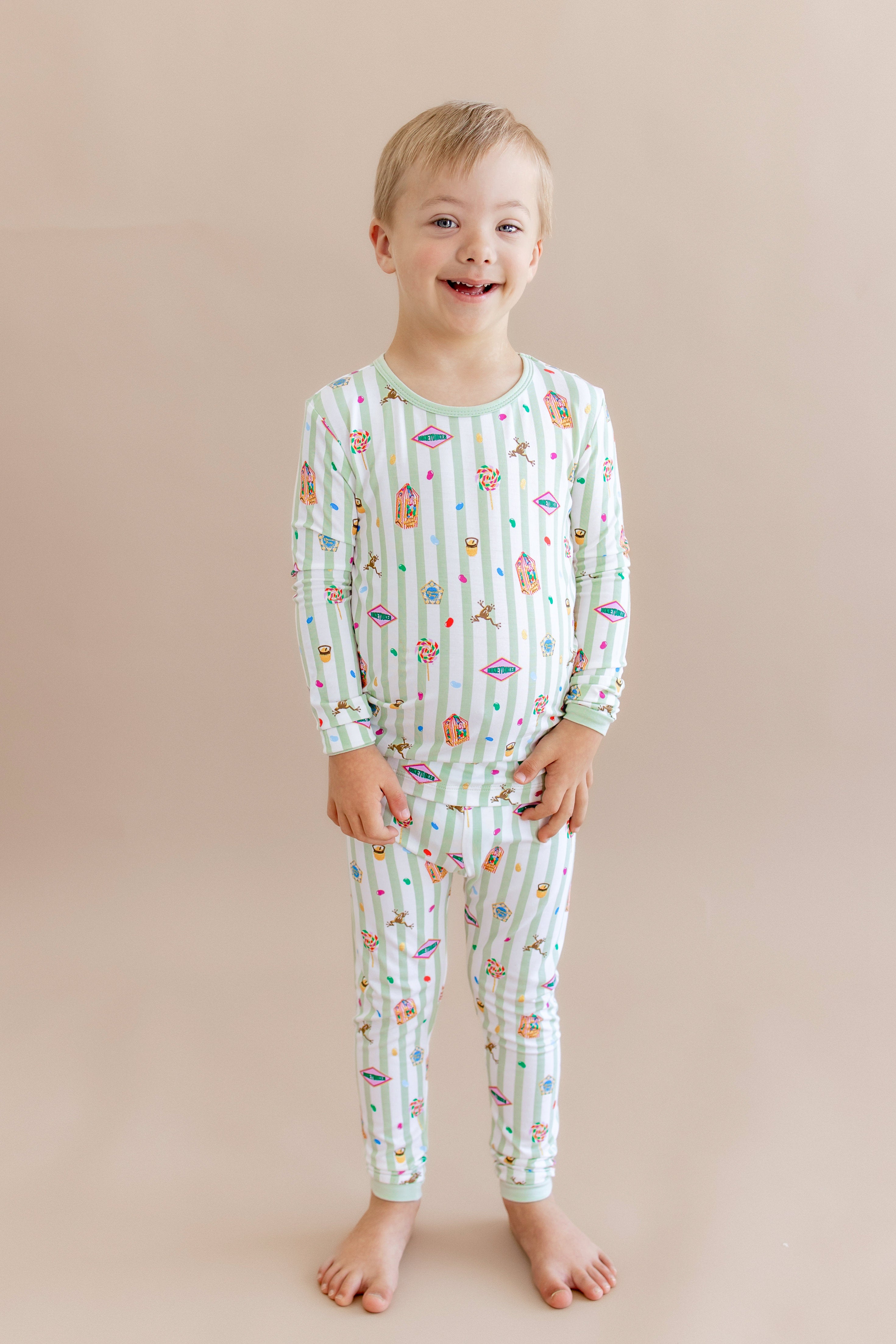 Long Sleeve Pajamas in Honeydukes