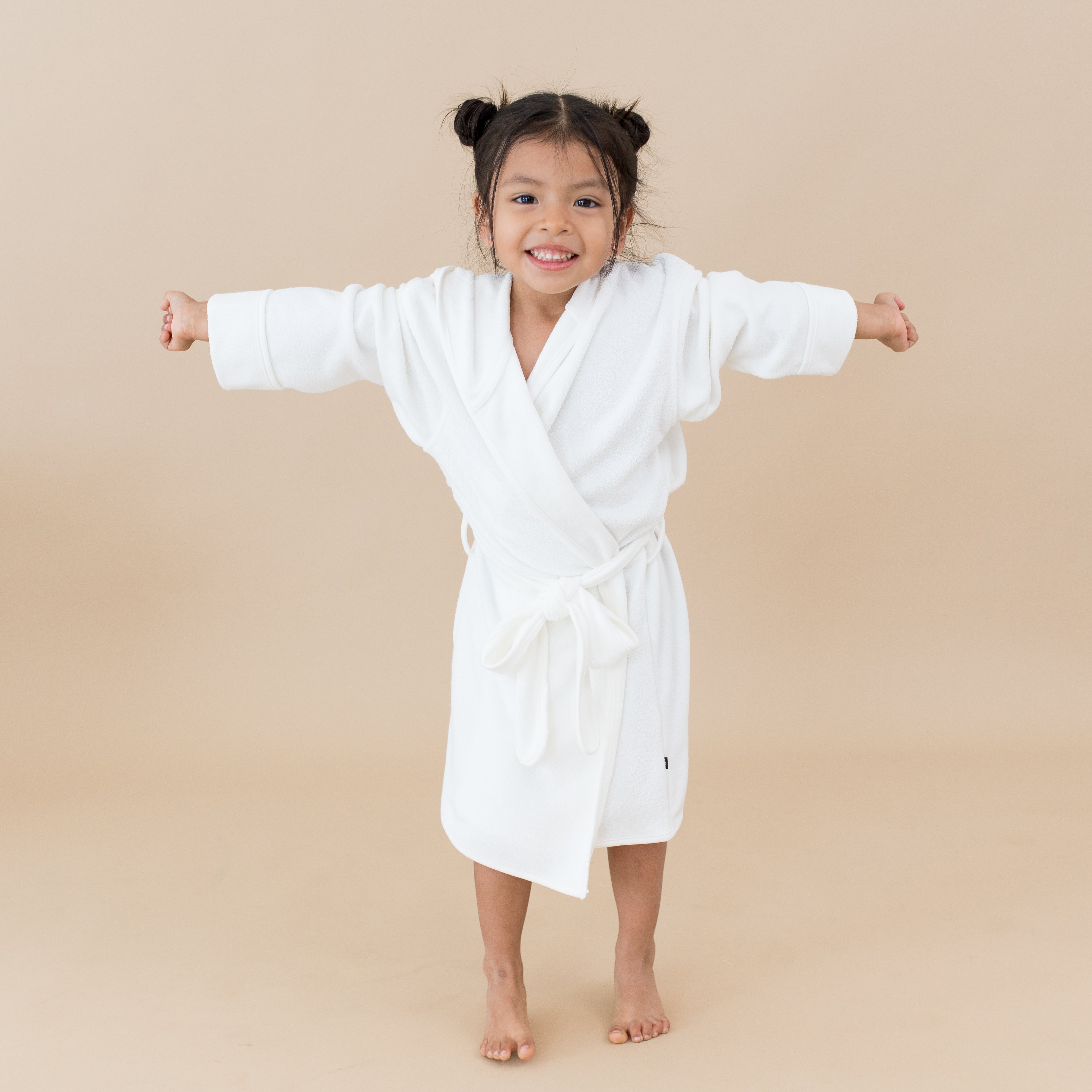 Hooded Bath Robe in Cloud