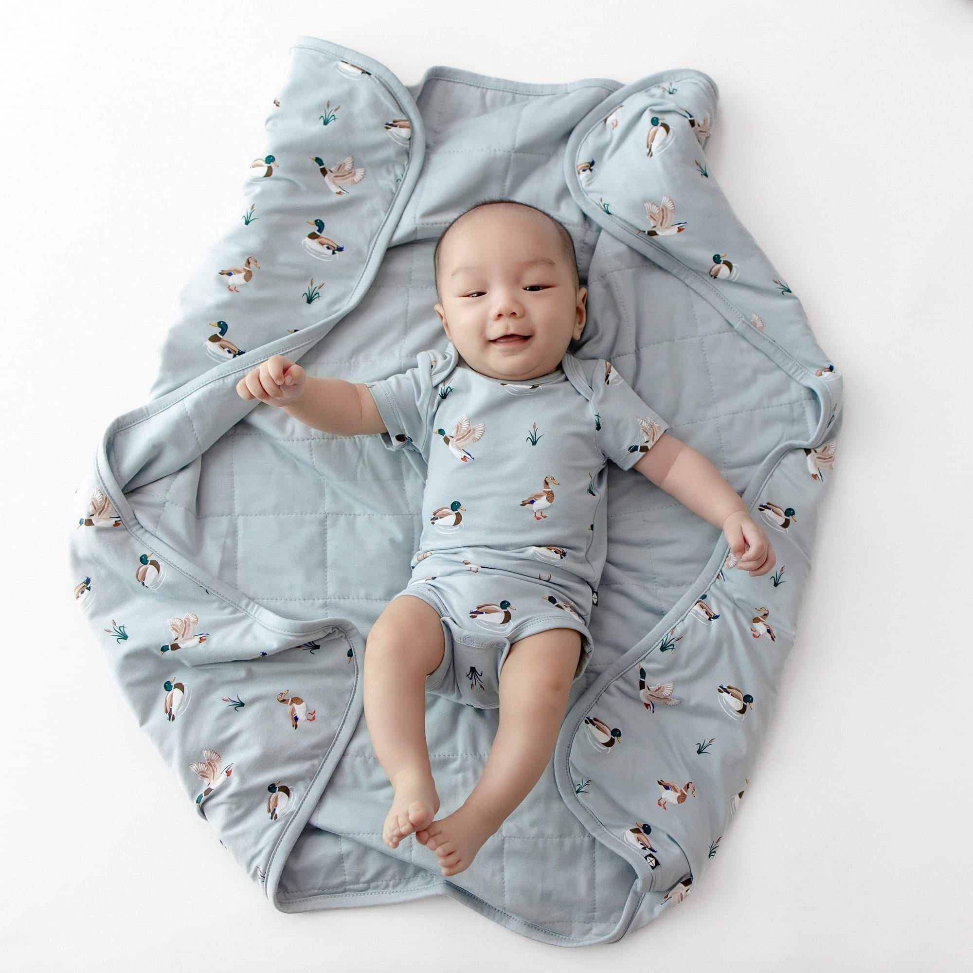 Baby Blanket in Mallard Duck 1.0