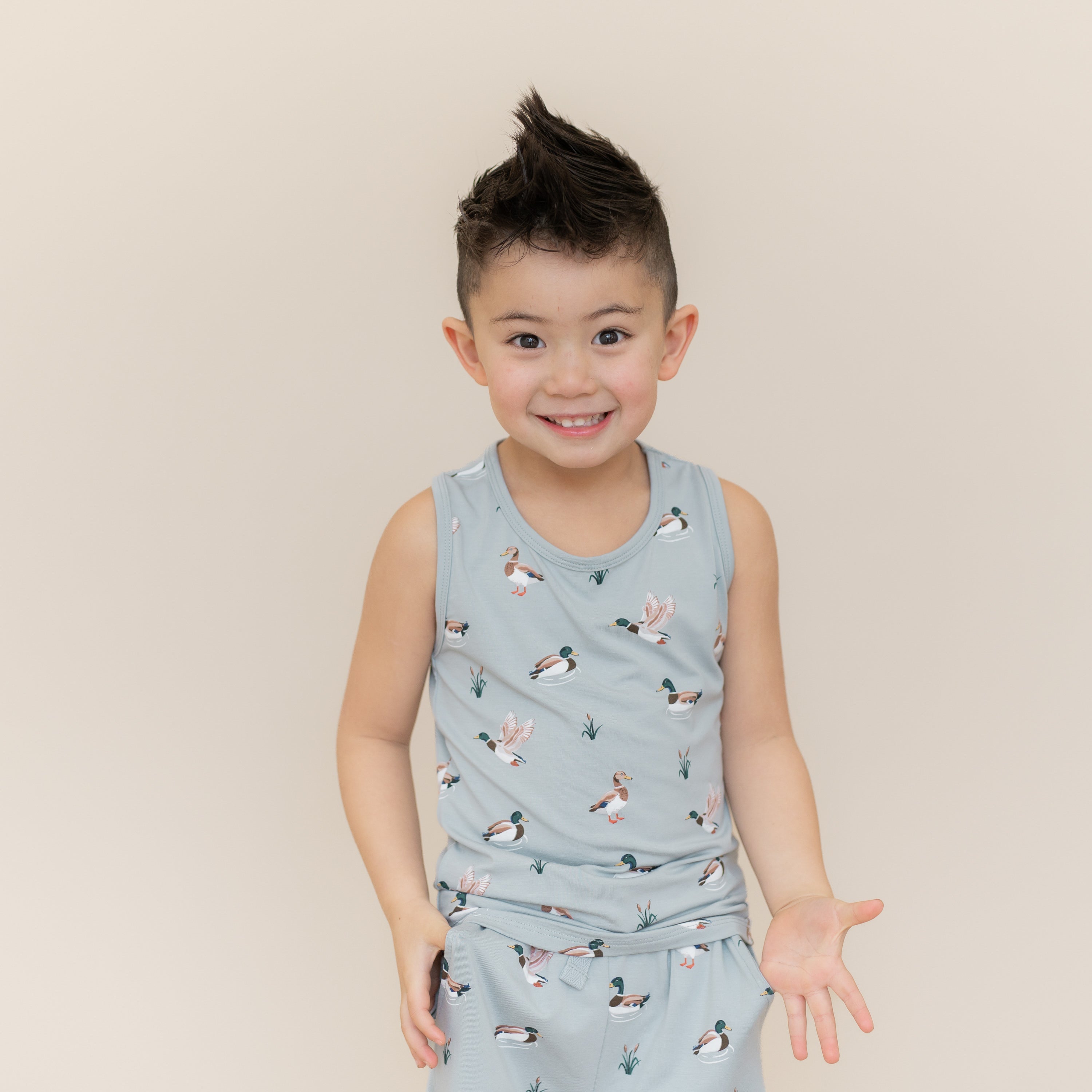 Toddler Tank Top in Mallard Duck