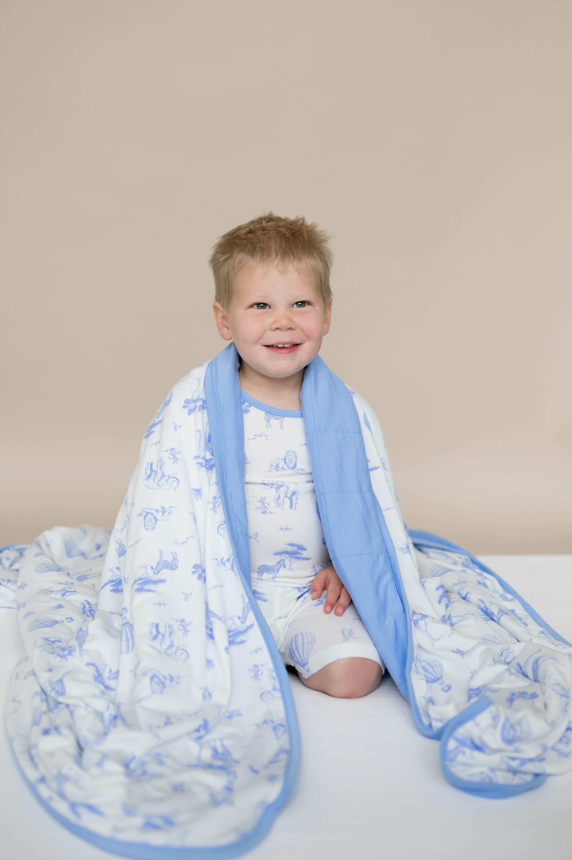 Youth Blanket in Toile Safari 1.0