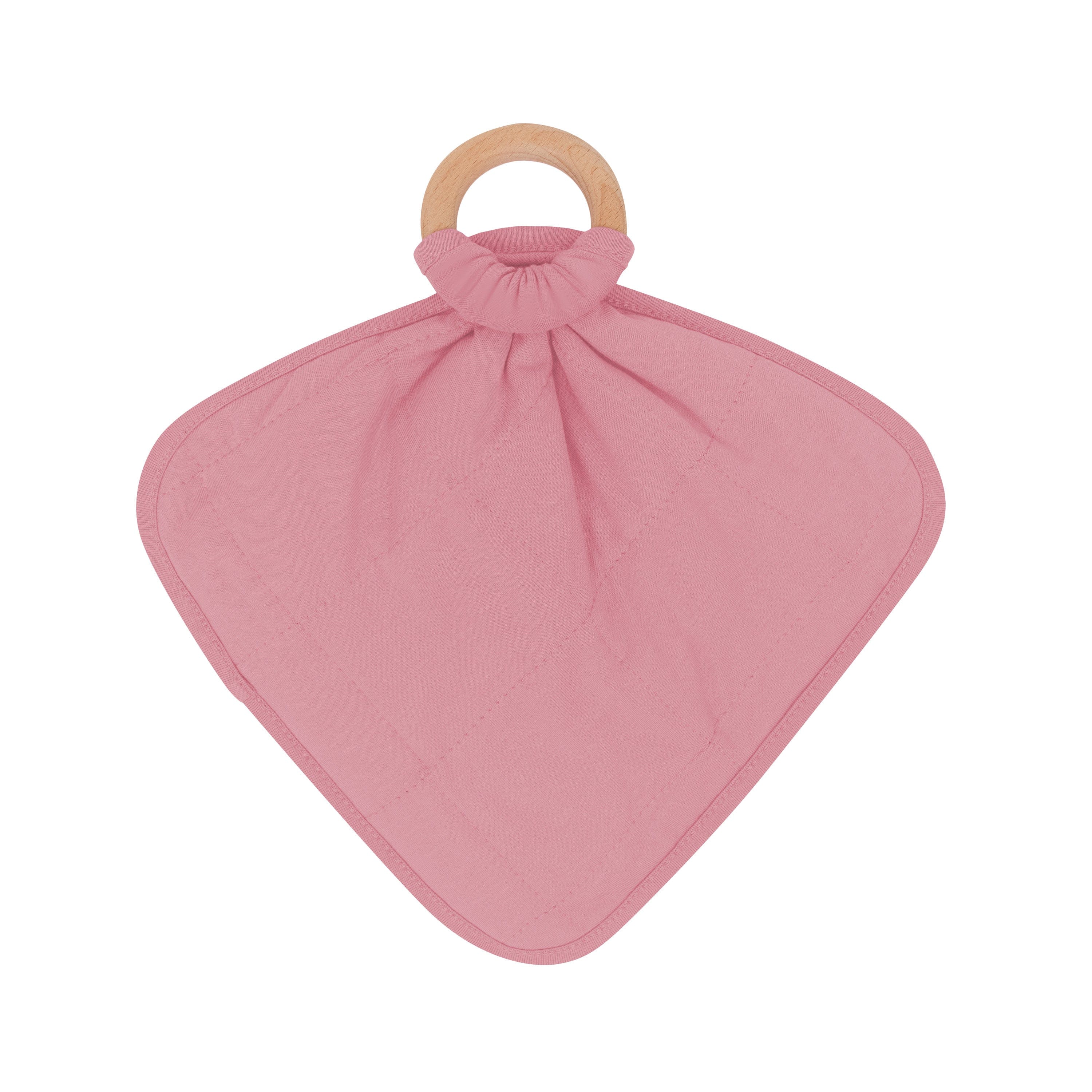 Lovey in Apple Blossom with Removable Wooden Teething Ring