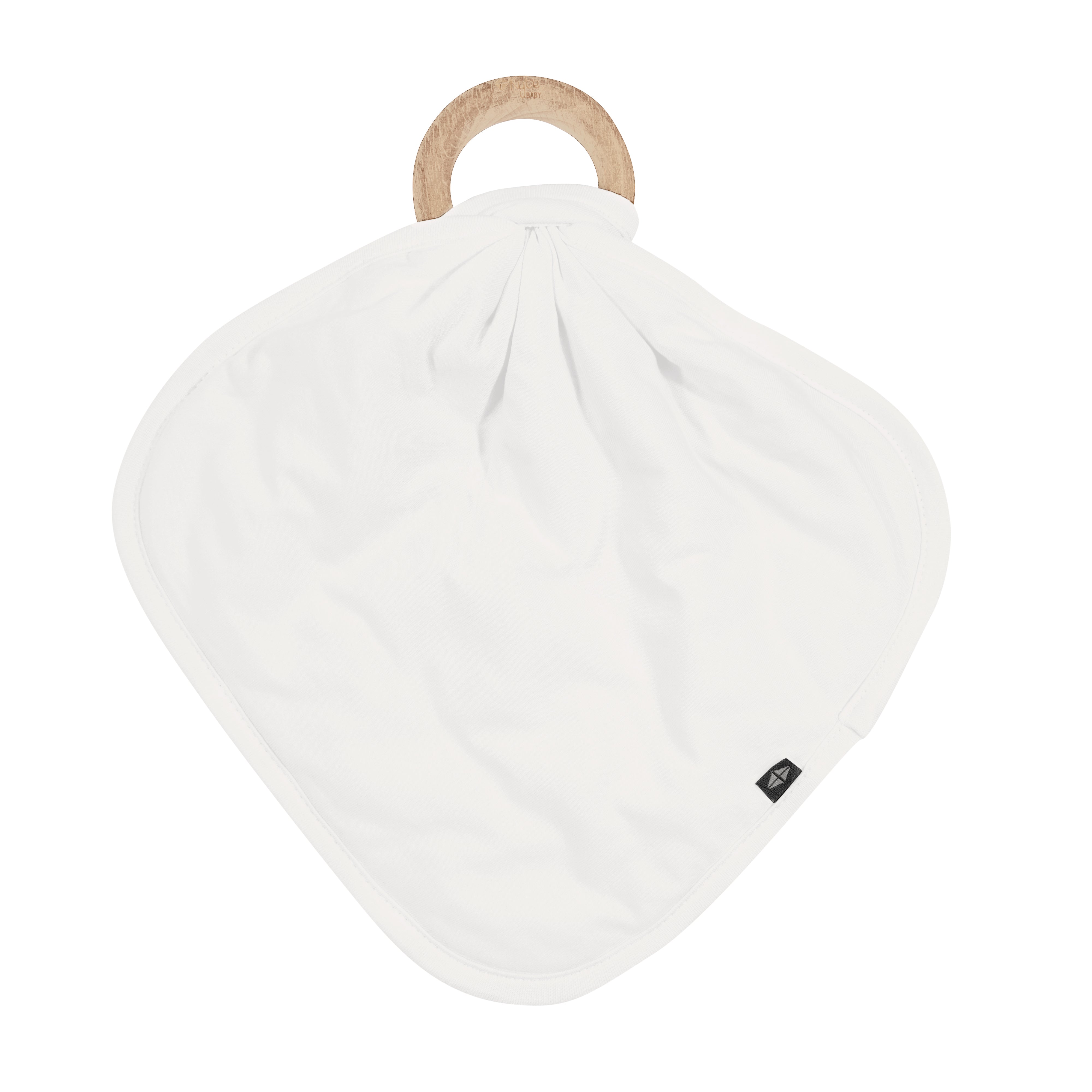 Lovey in Cloud with Removable Wooden Teething Ring
