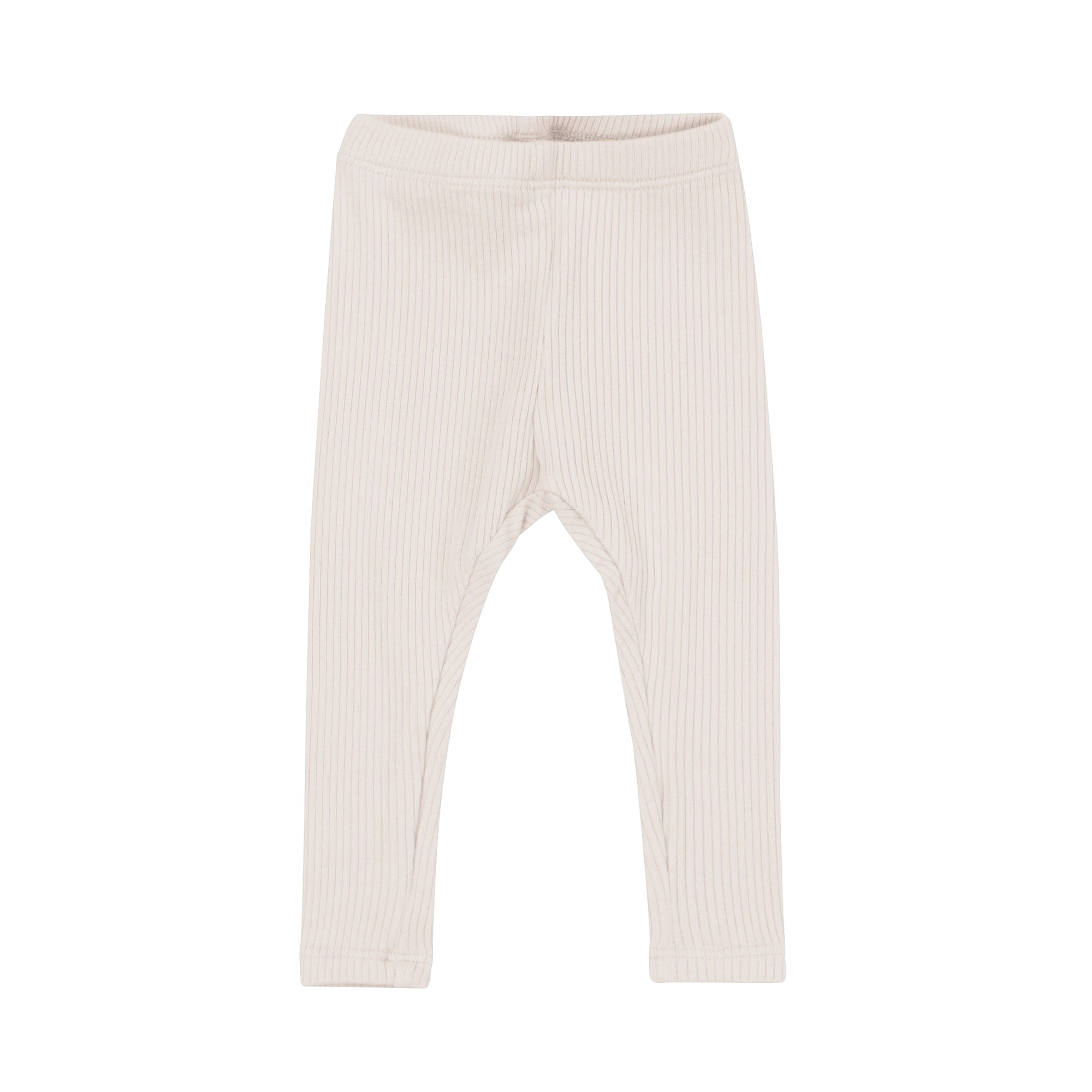 Ribbed Leggings in Oat