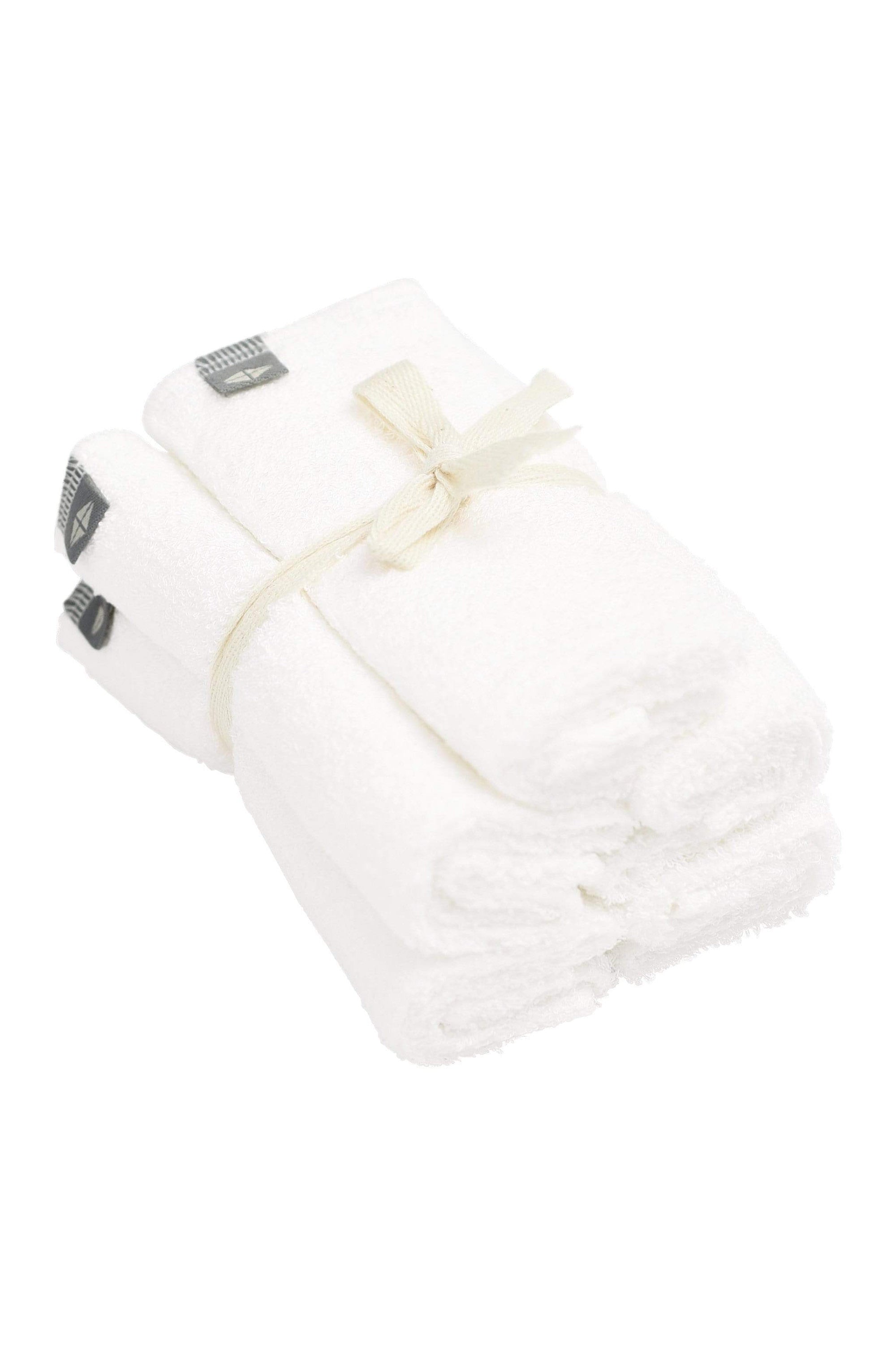 Terry Washcloth 5-Pack in Cloud